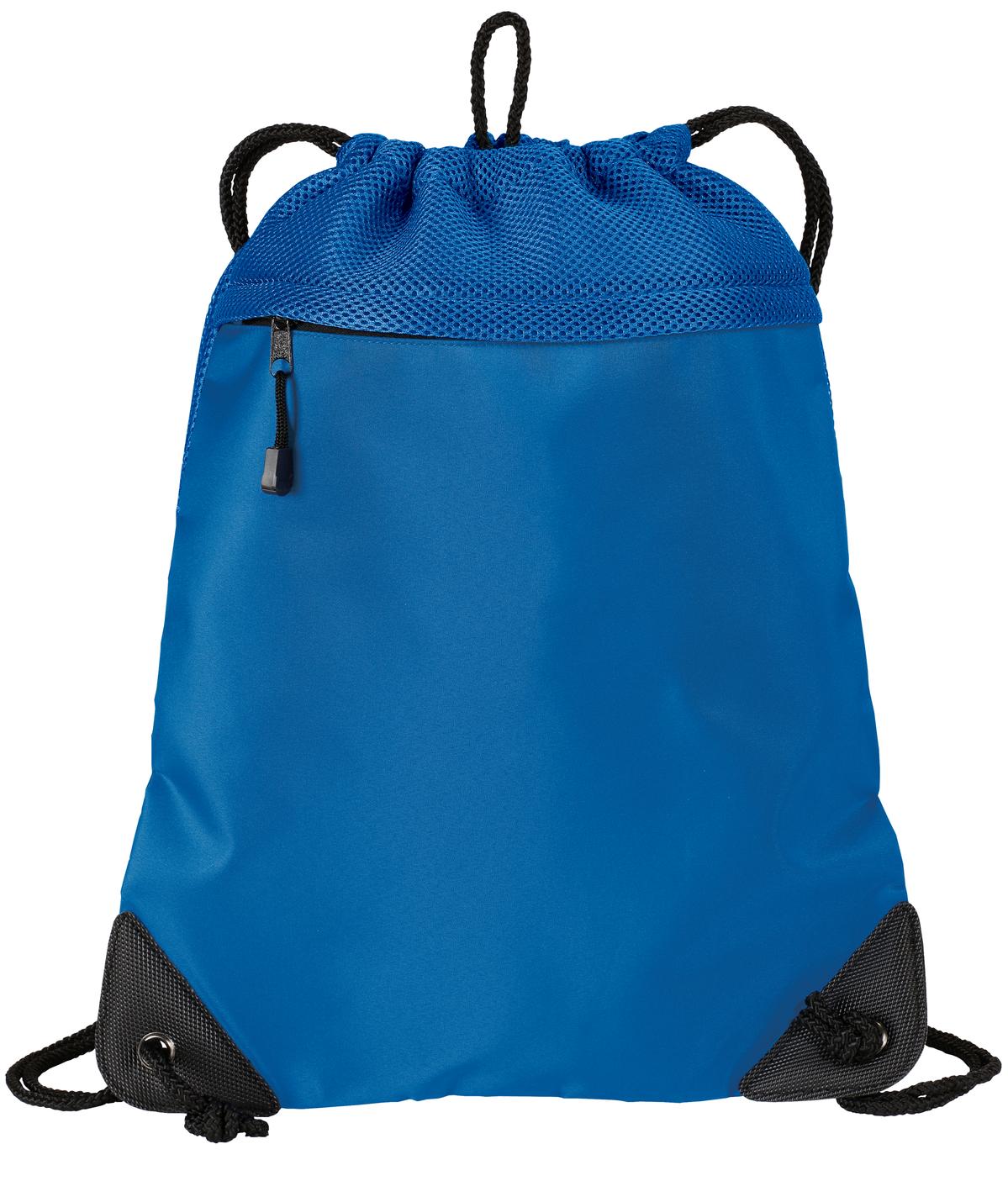Port Authority - Cinch Pack with Mesh Trim.  BG810 - Snorkel Blue