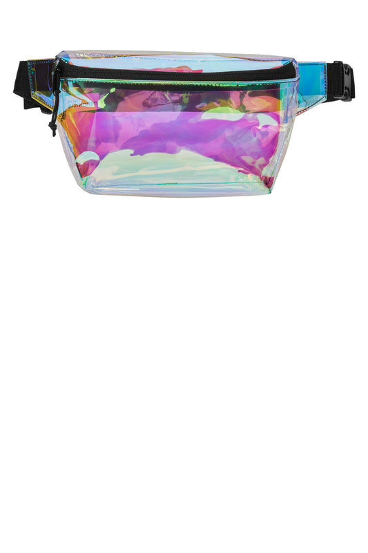 Port Authority Clear Hip Pack BG930 - Iridescent/ Black
