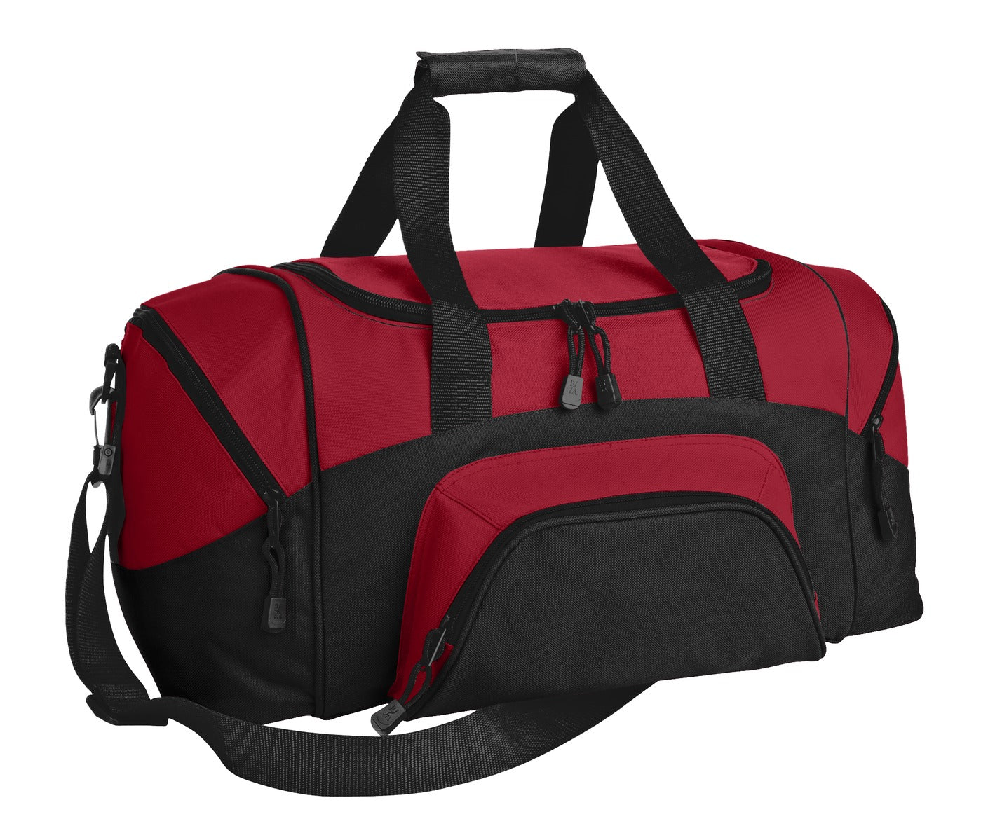 Port Authority - Small Colorblock Sport Duffel. BG990S - True Red/ Black