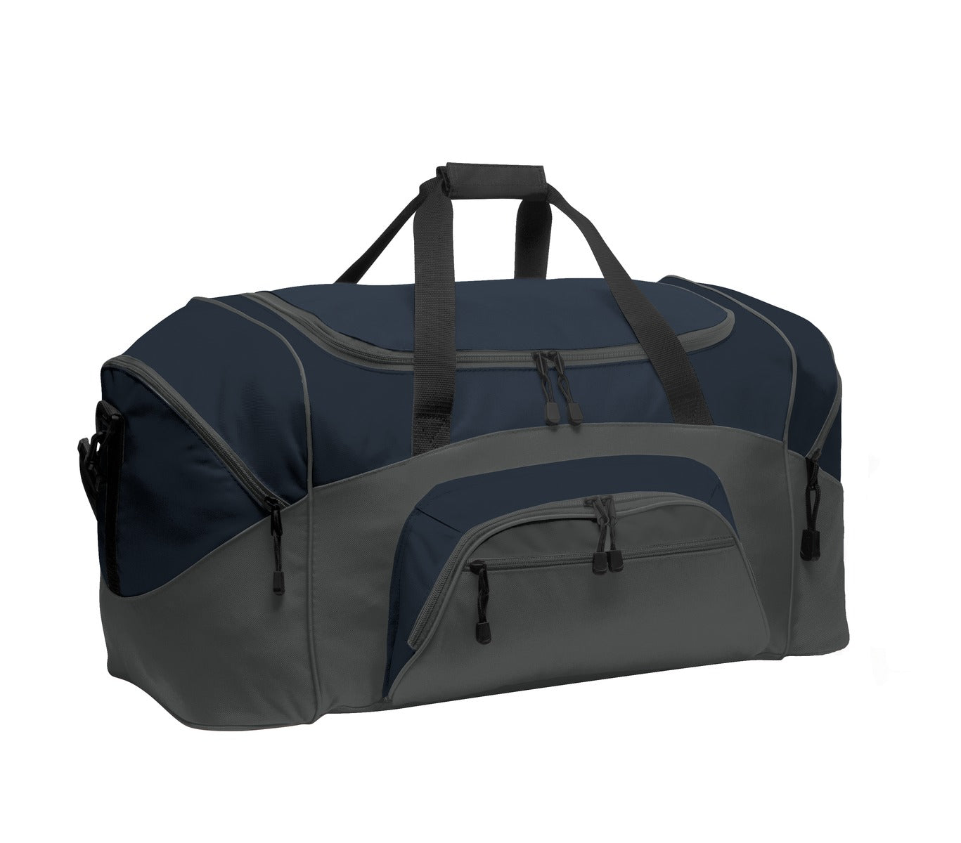 Port Authority - Standard Colorblock Sport Duffel.  BG99 - Navy/ Dark Charcoal