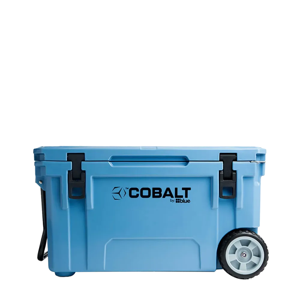Blue Coolers 5 Day 55qt Cobalt Cooler with Wheels