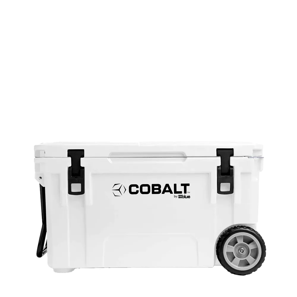 Blue Coolers 5 Day 55qt Cobalt Cooler with Wheels