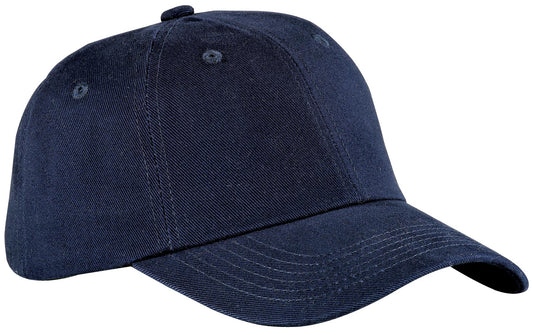 Port Authority Unstructured Brushed Twill Cap.  BTU - Navy