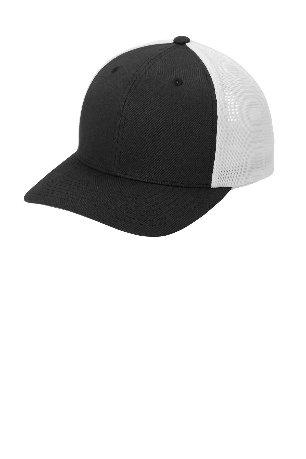 Port Authority Flexfit 110 Mesh Cap C110 - Black/ White