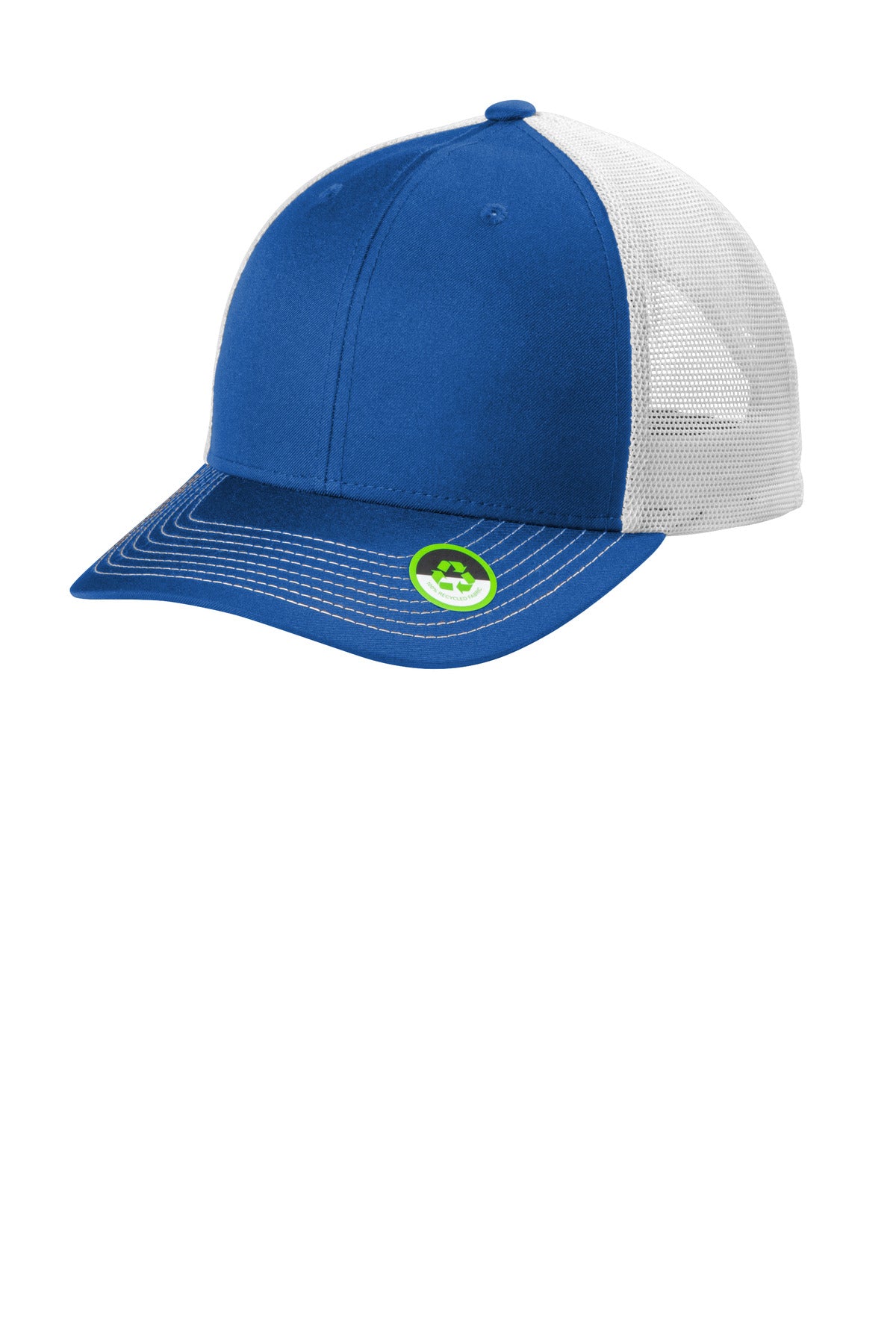 Port Authority Eco Snapback Trucker Cap C402ECO - True Royal/ White
