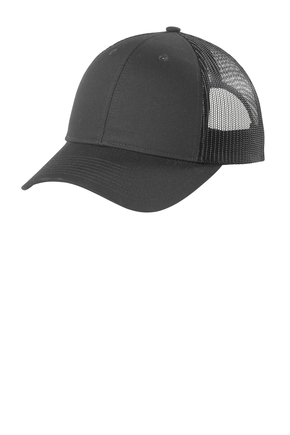 Port Authority  Low-Profile Snapback Trucker Cap C402LP - Grey Steel