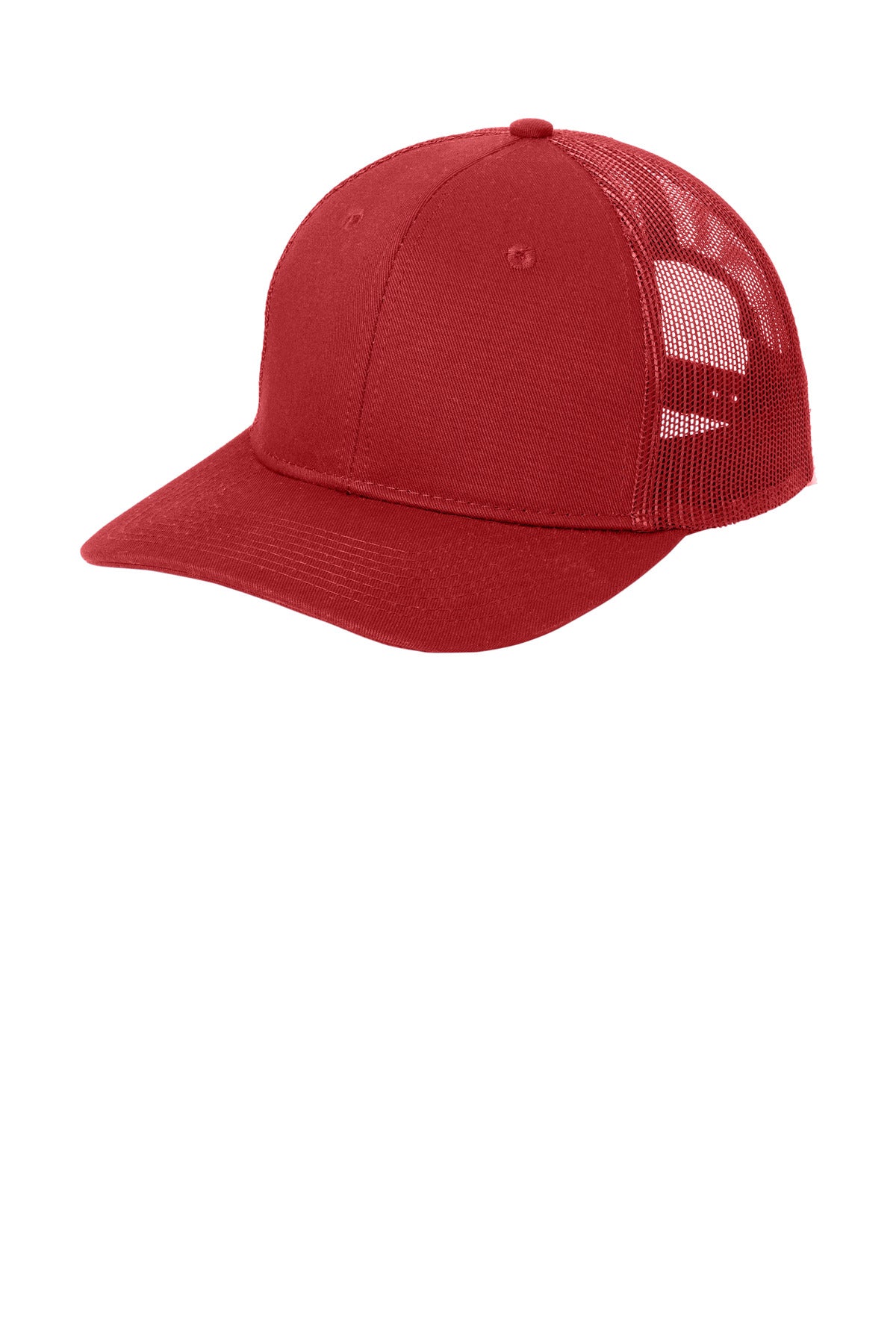 Port Authority Snapback Trucker Cap. C402 - Flame Red