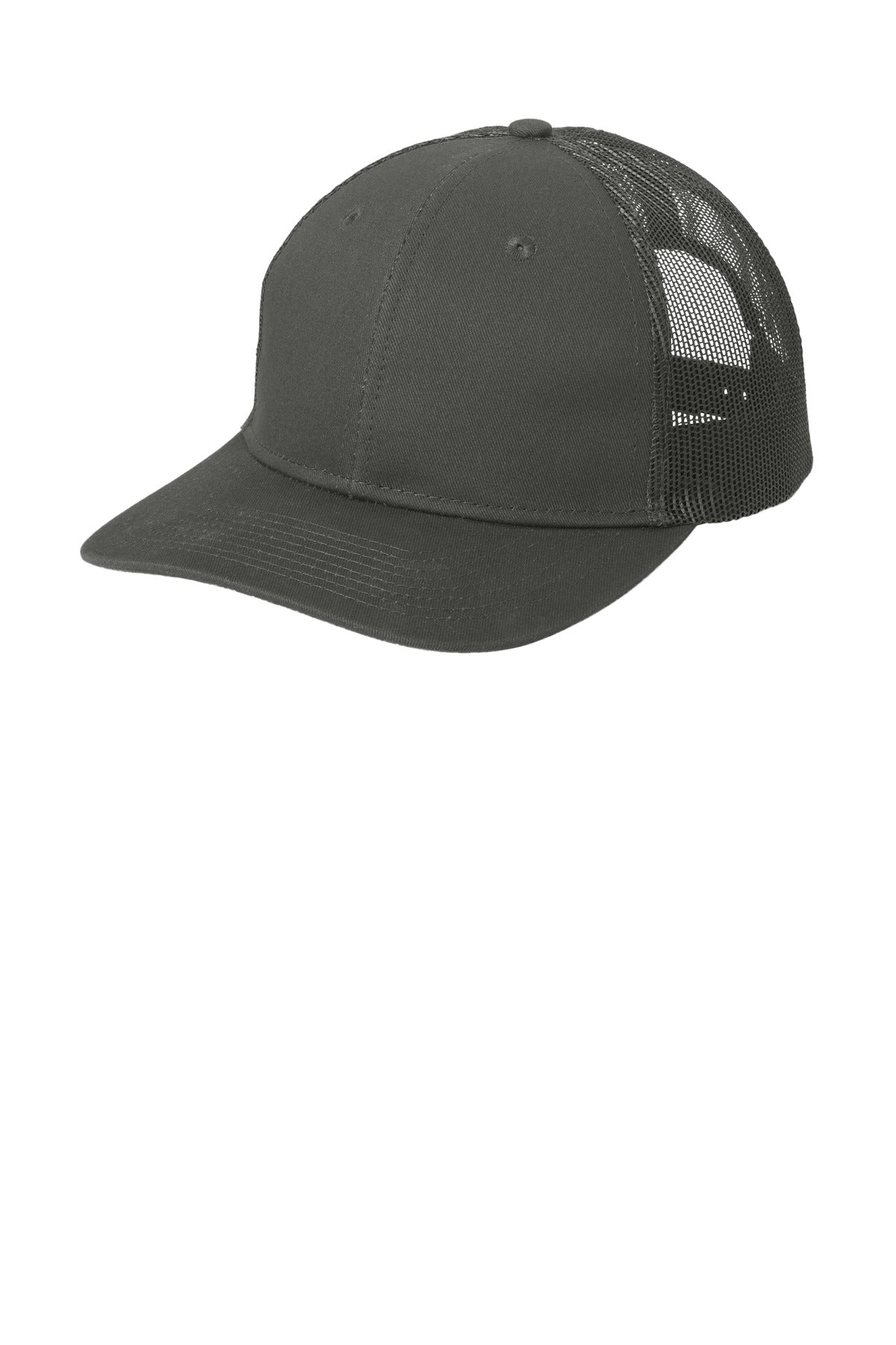 Port Authority Snapback Trucker Cap. C402 - Grey Steel