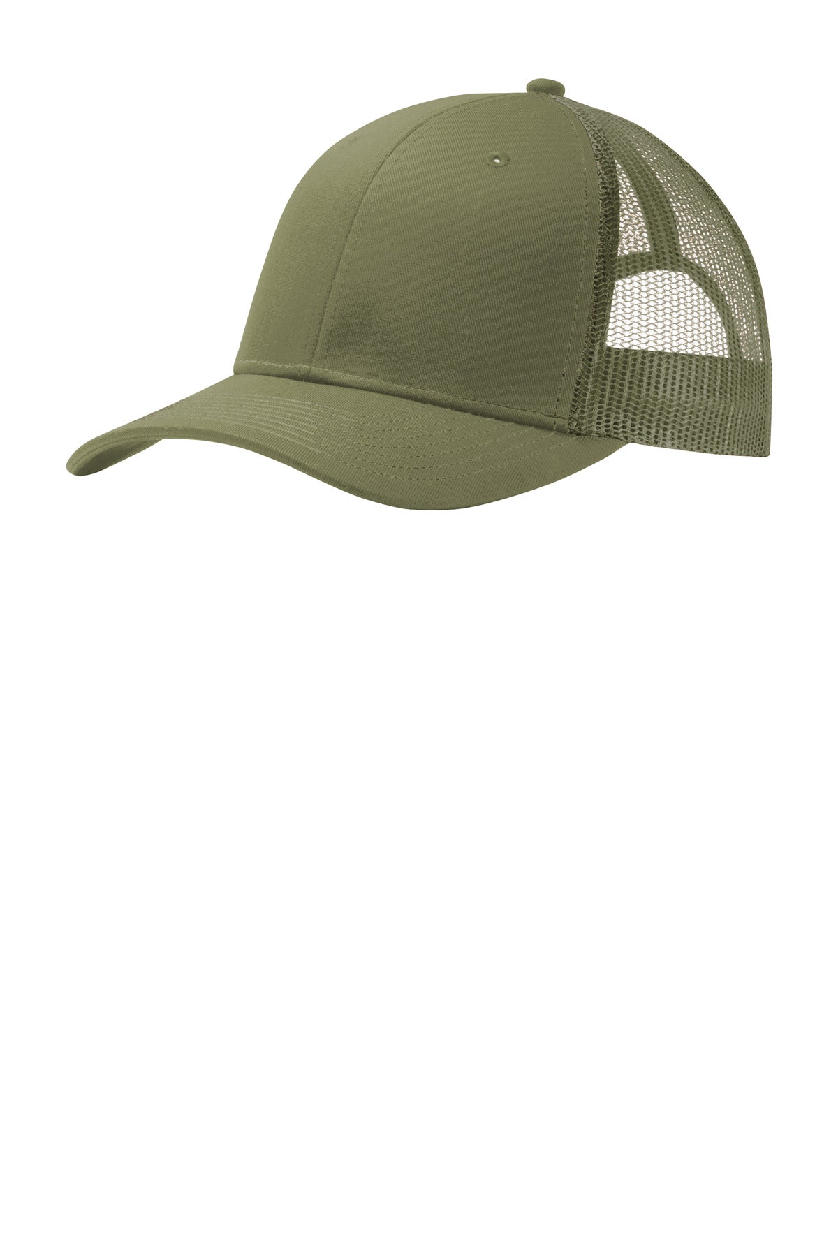 Port Authority Snapback Trucker Cap. C402 - Olive Drab Green