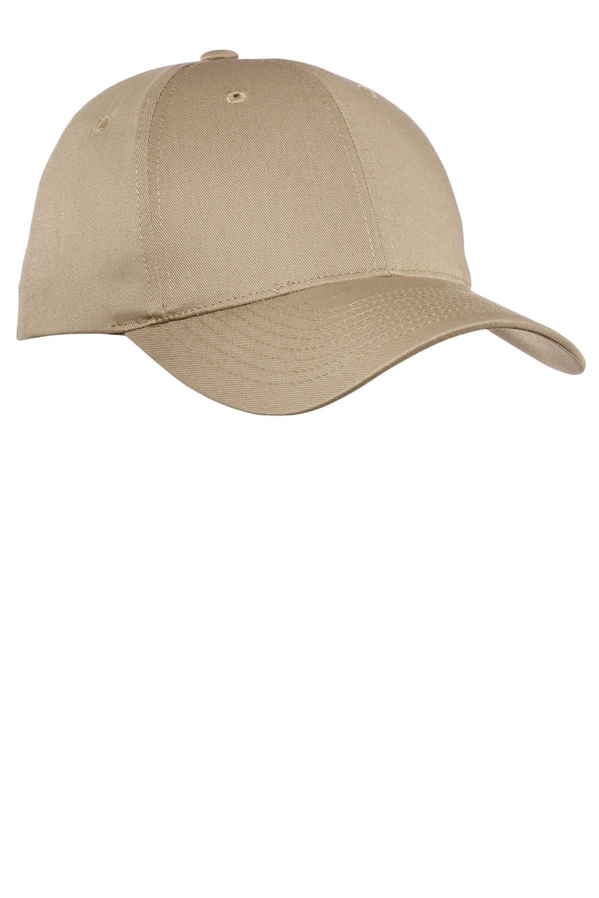 Port Authority Fine Twill Cap.  C800 - Khaki