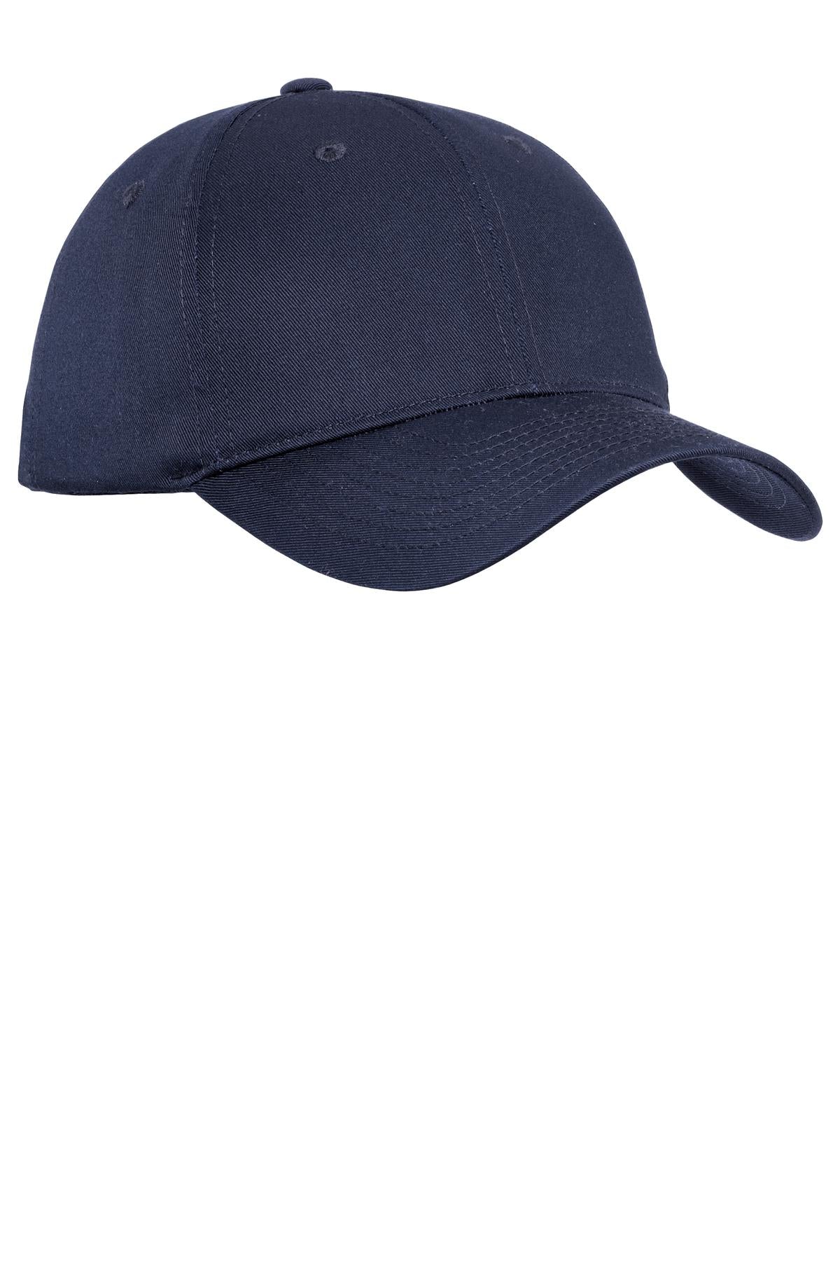 Port Authority Fine Twill Cap.  C800 - Navy