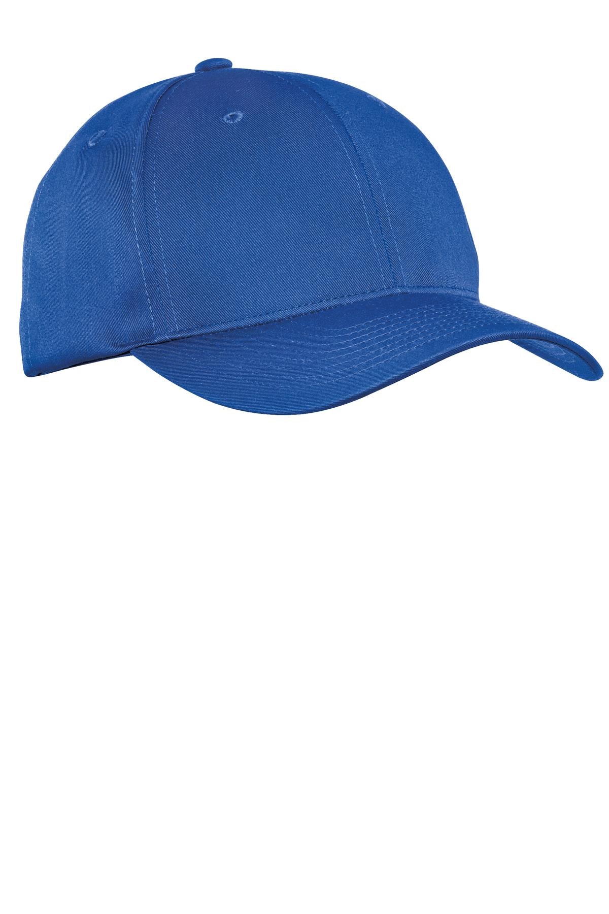 Port Authority Fine Twill Cap.  C800 - Royal