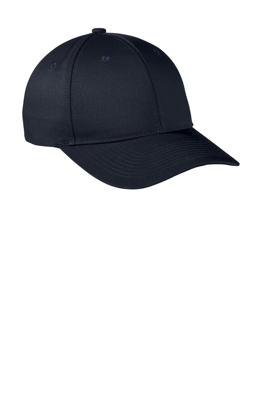 Port Authority  Snapback Fine Twill Cap  C801 - Navy