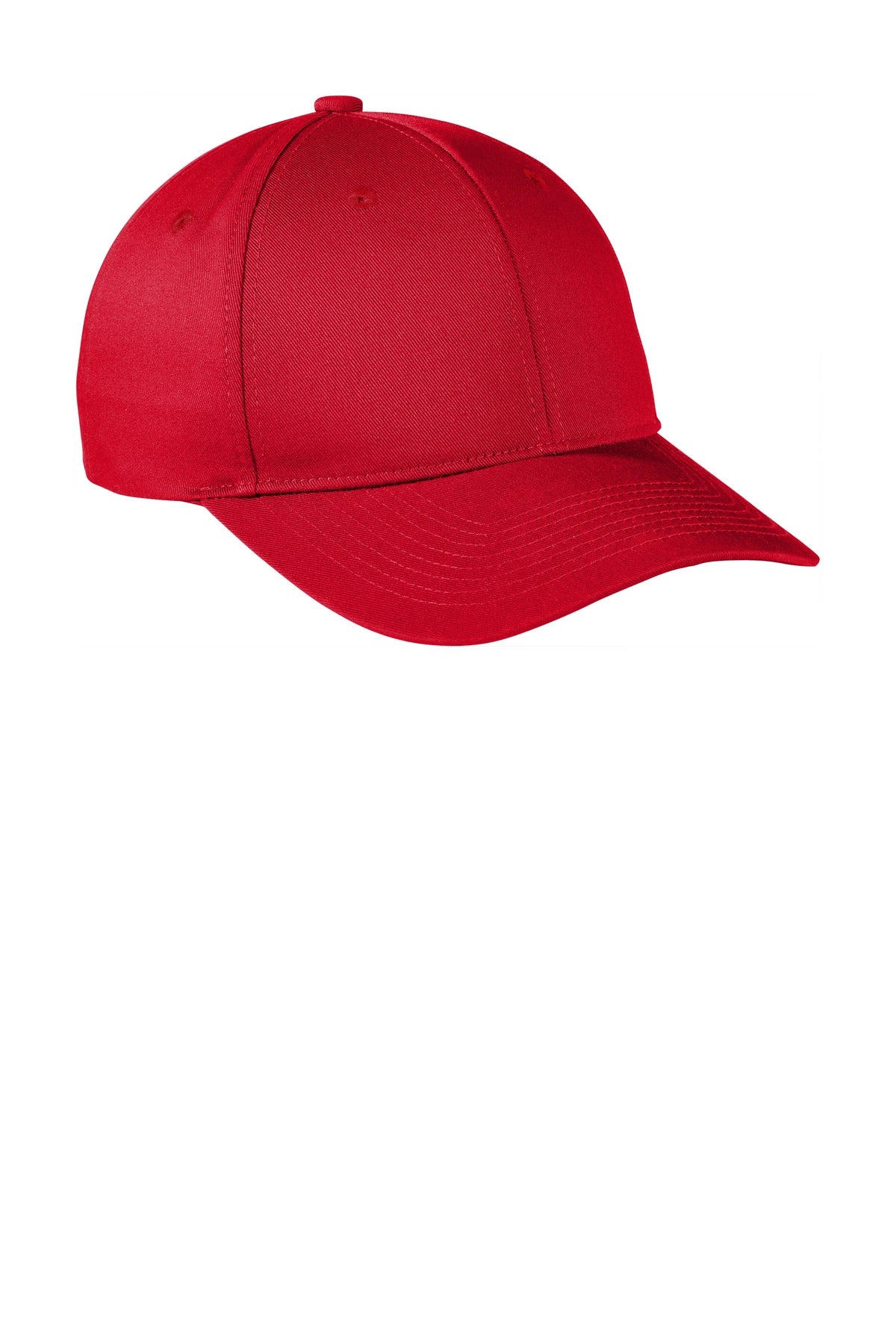 Port Authority  Snapback Fine Twill Cap  C801 - Red