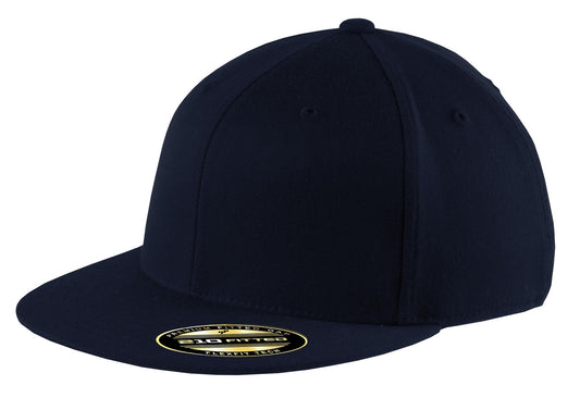 Port Authority Flexfit 210 Flat Bill Cap. C808 - Navy