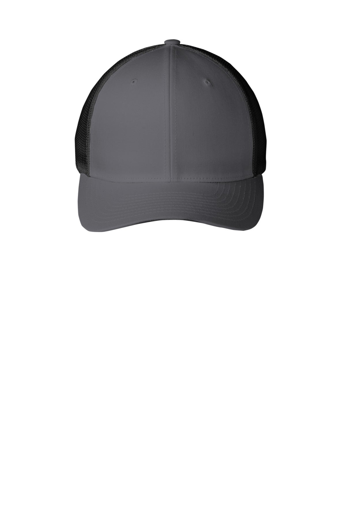 Port Authority Flexfit Mesh Back Cap. C812 - Graphite/ Black