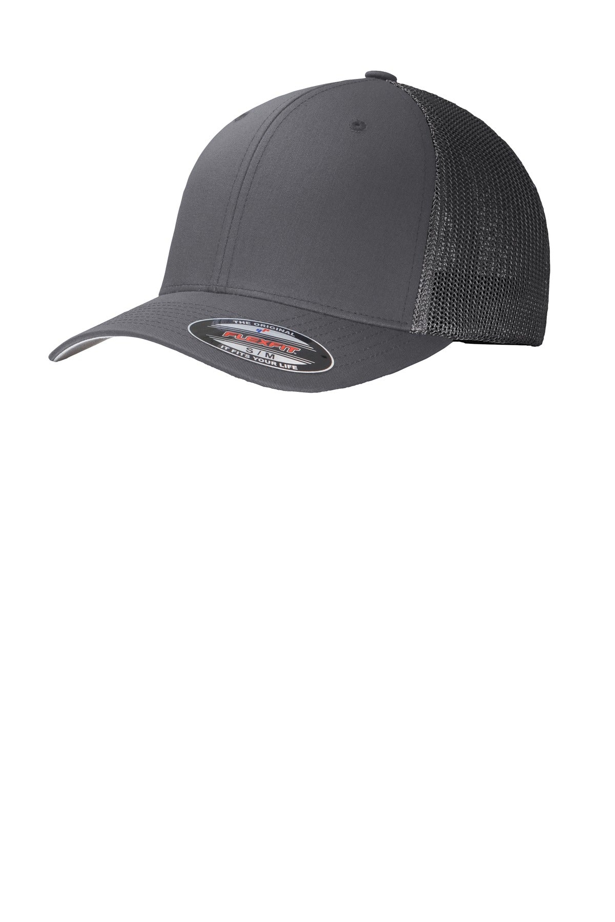 Port Authority Flexfit Mesh Back Cap. C812 - Graphite/ Graphite