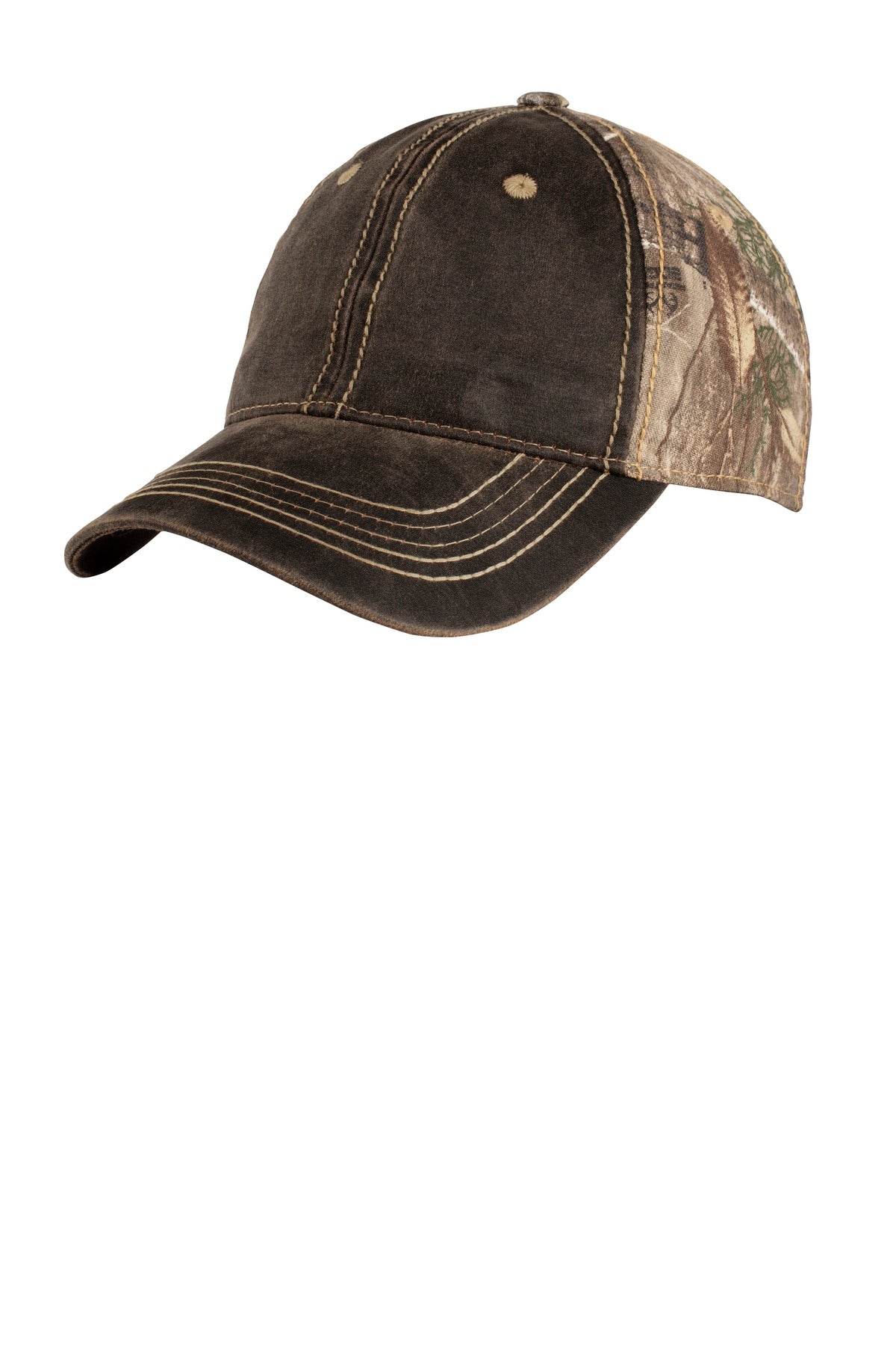 Port Authority Pigment Print Camouflage Cap. C819 - Realtree Edge