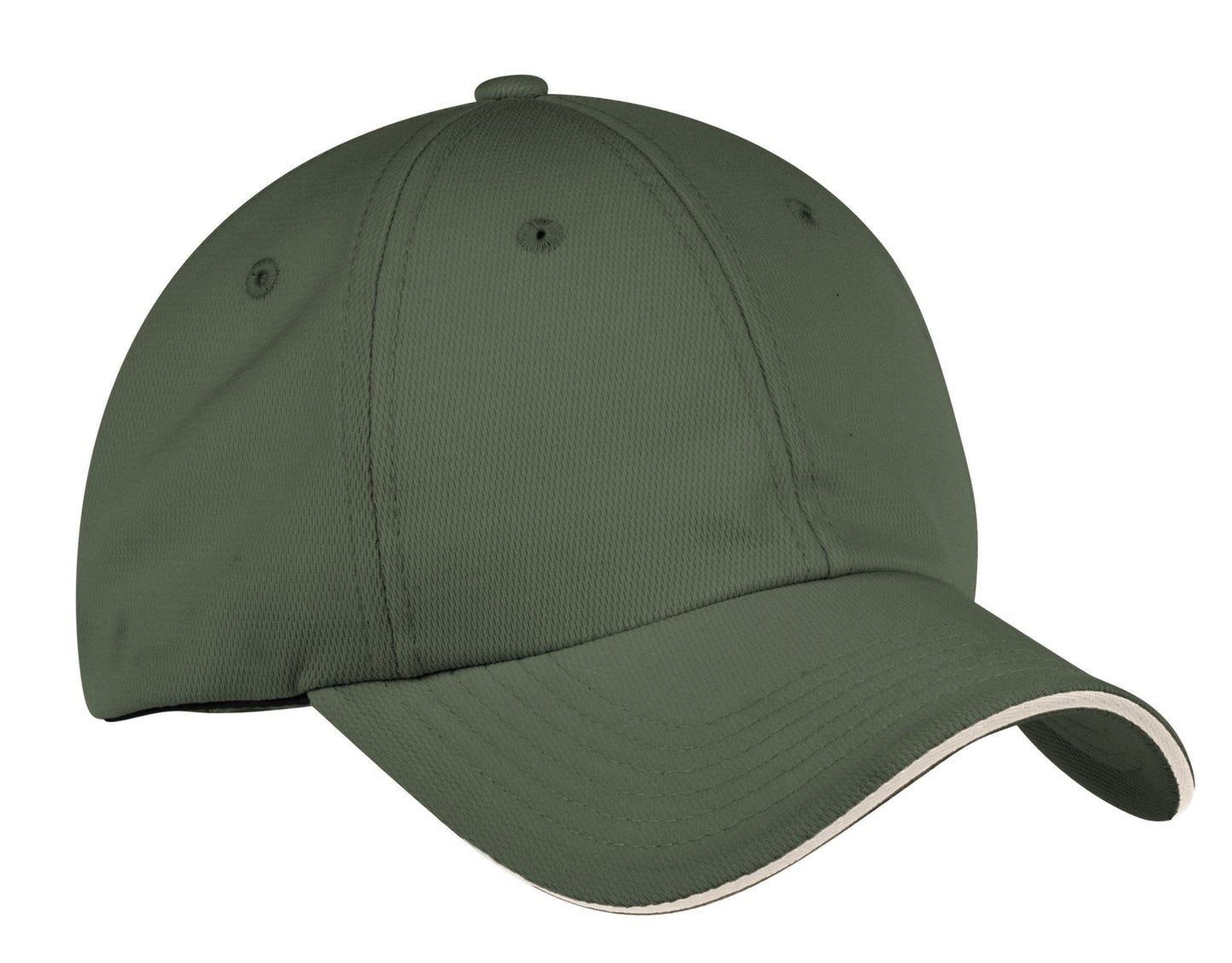 Port Authority Dry Zone Cap.  C838 - Olive/ Stone