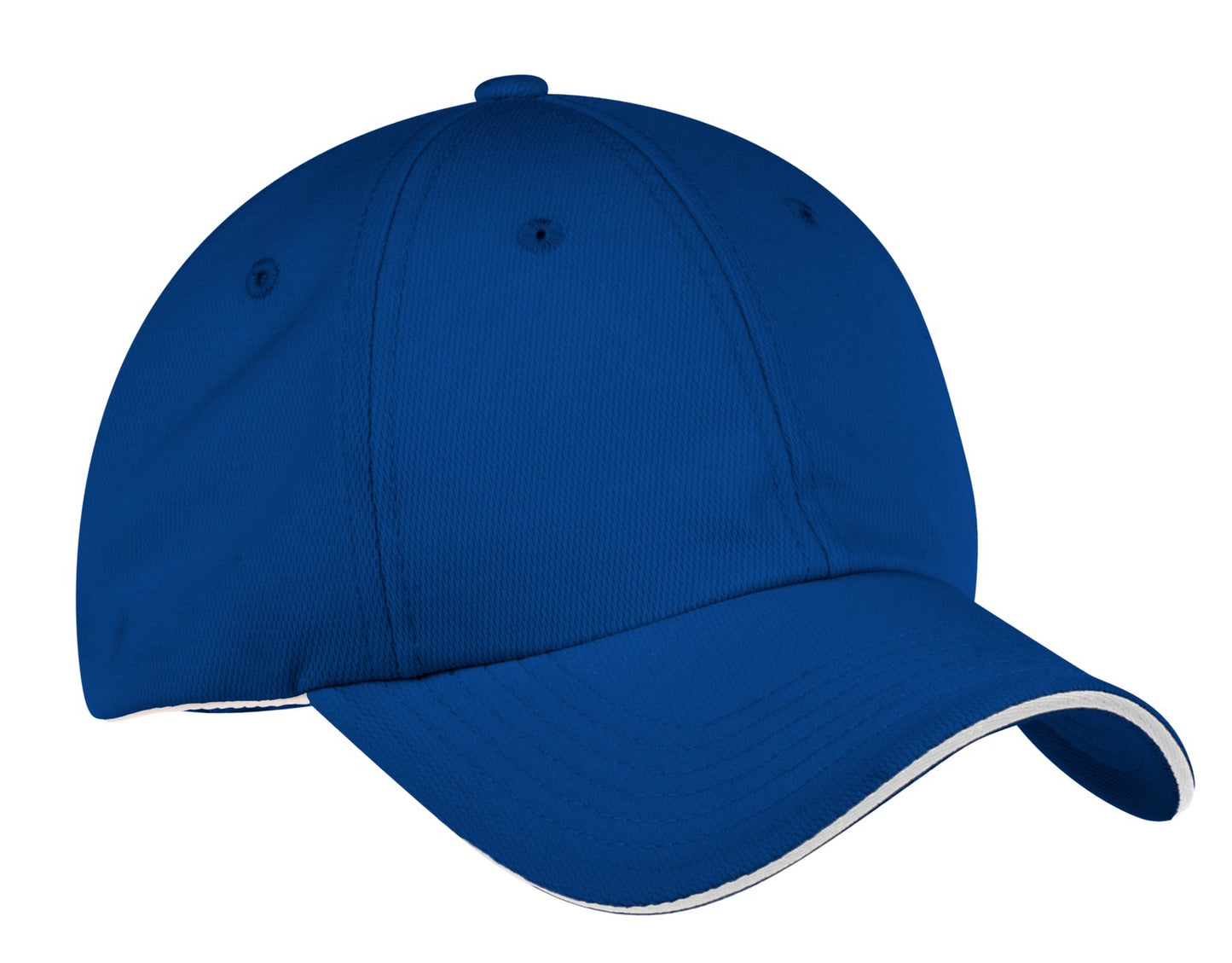 Port Authority Dry Zone Cap.  C838 - Royal/ White