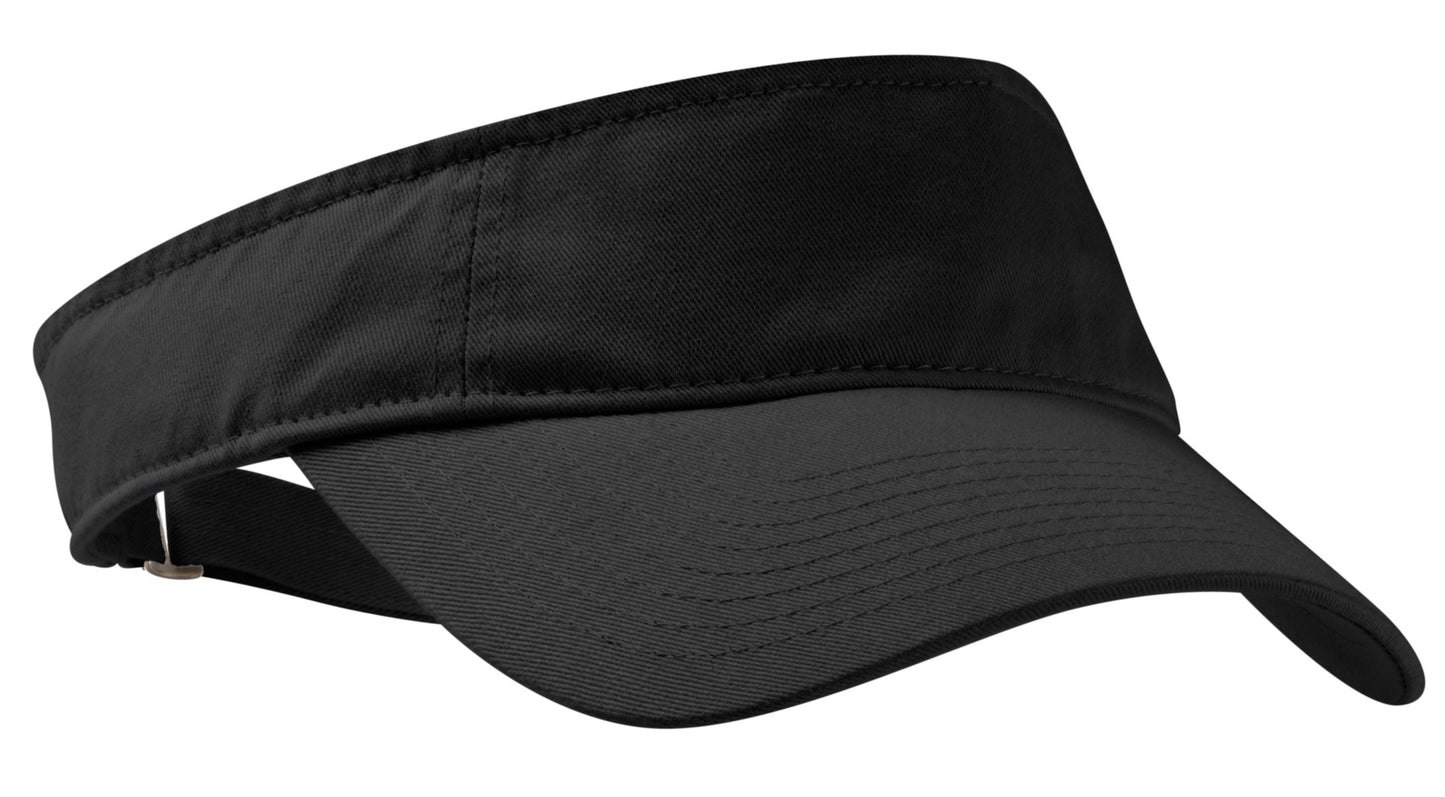 Port Authority Enzyme Wash Fashion Visor.  C840 - Black