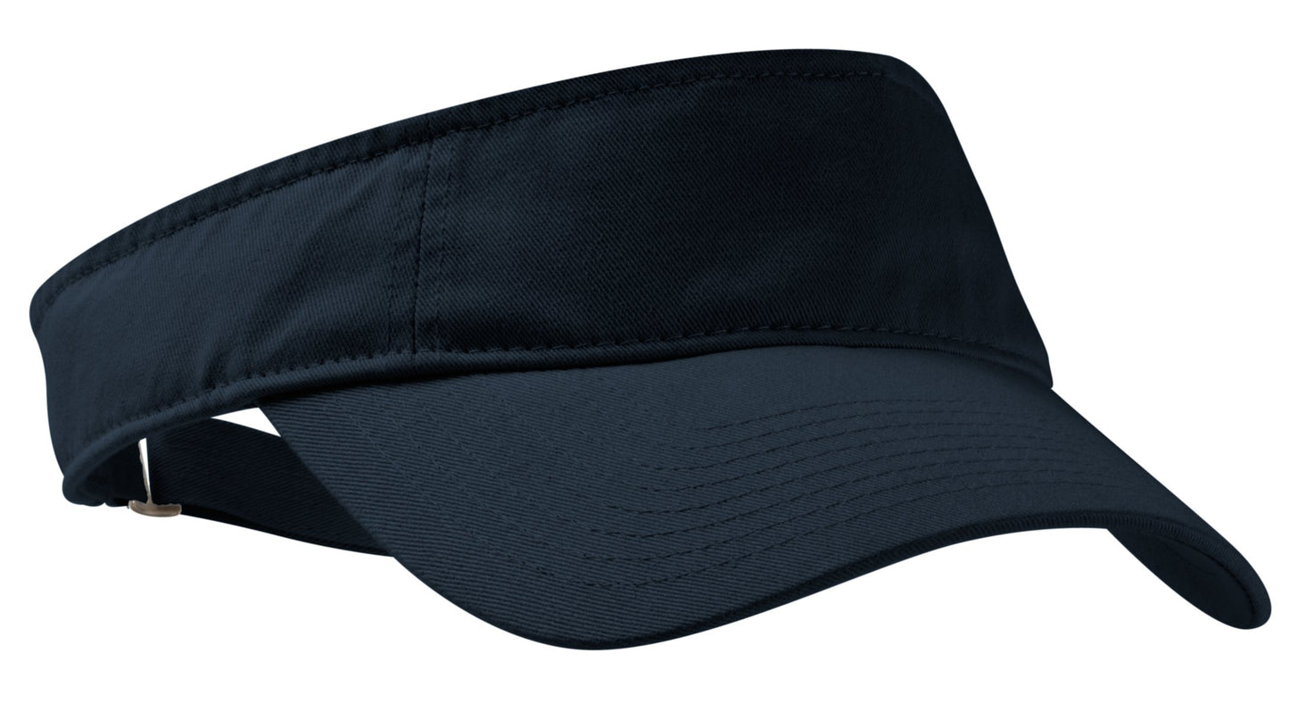 Port Authority Enzyme Wash Fashion Visor.  C840 - Classic Navy
