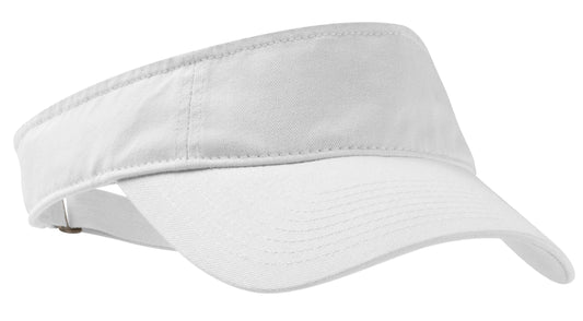 Port Authority Enzyme Wash Fashion Visor.  C840 - White