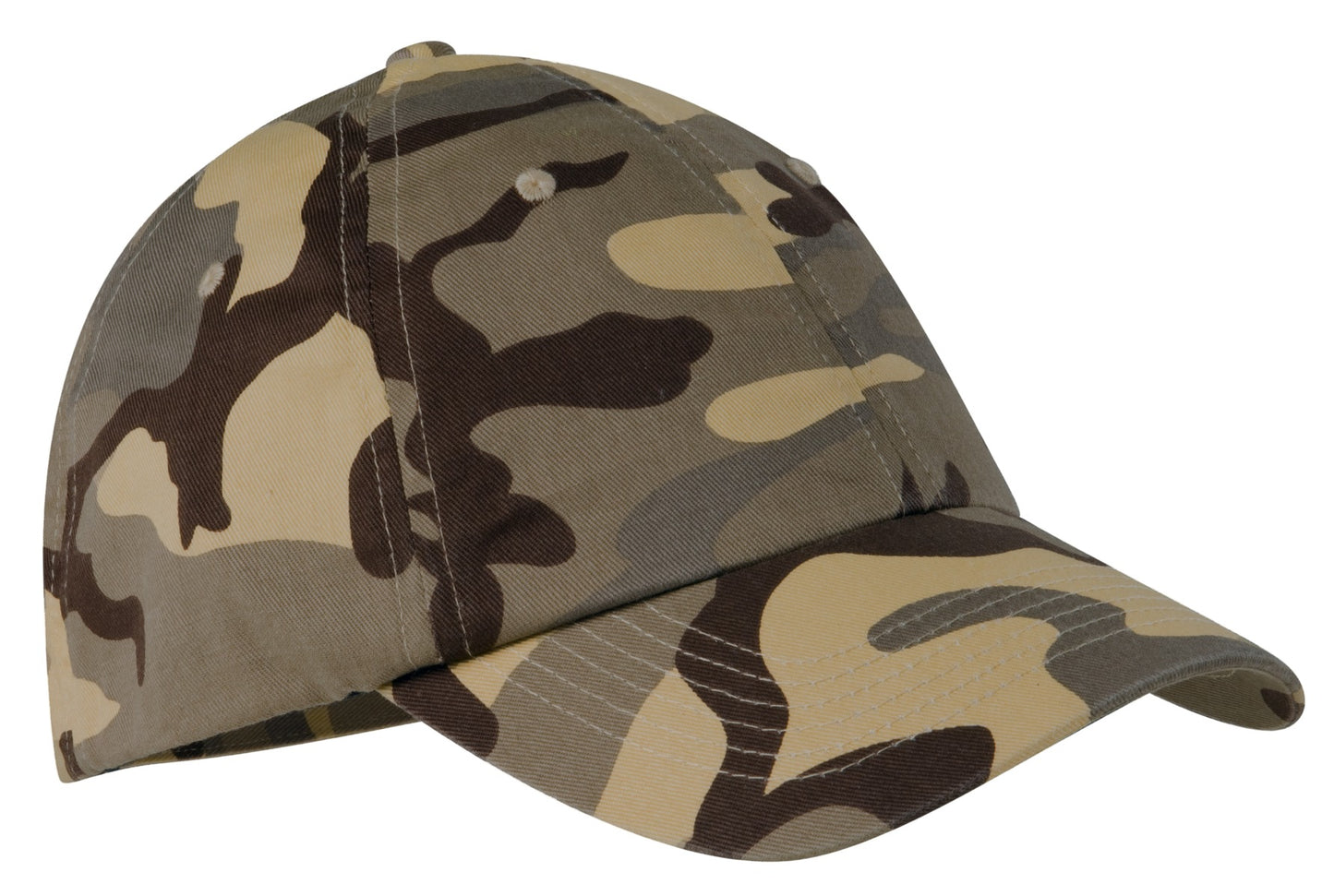 Port Authority Camouflage Cap.  C851 - Desert Camo