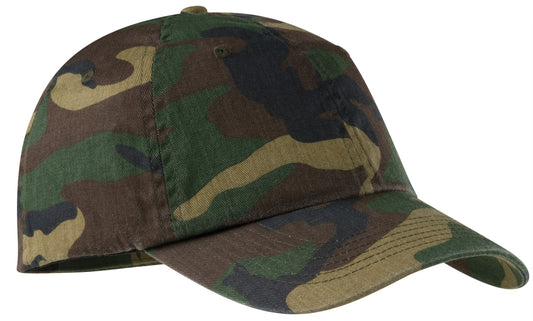 Port Authority Camouflage Cap.  C851 - Military Camo