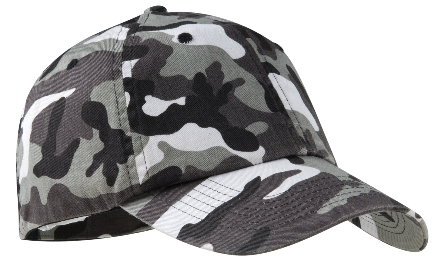 Port Authority Camouflage Cap.  C851 - Winter Camo