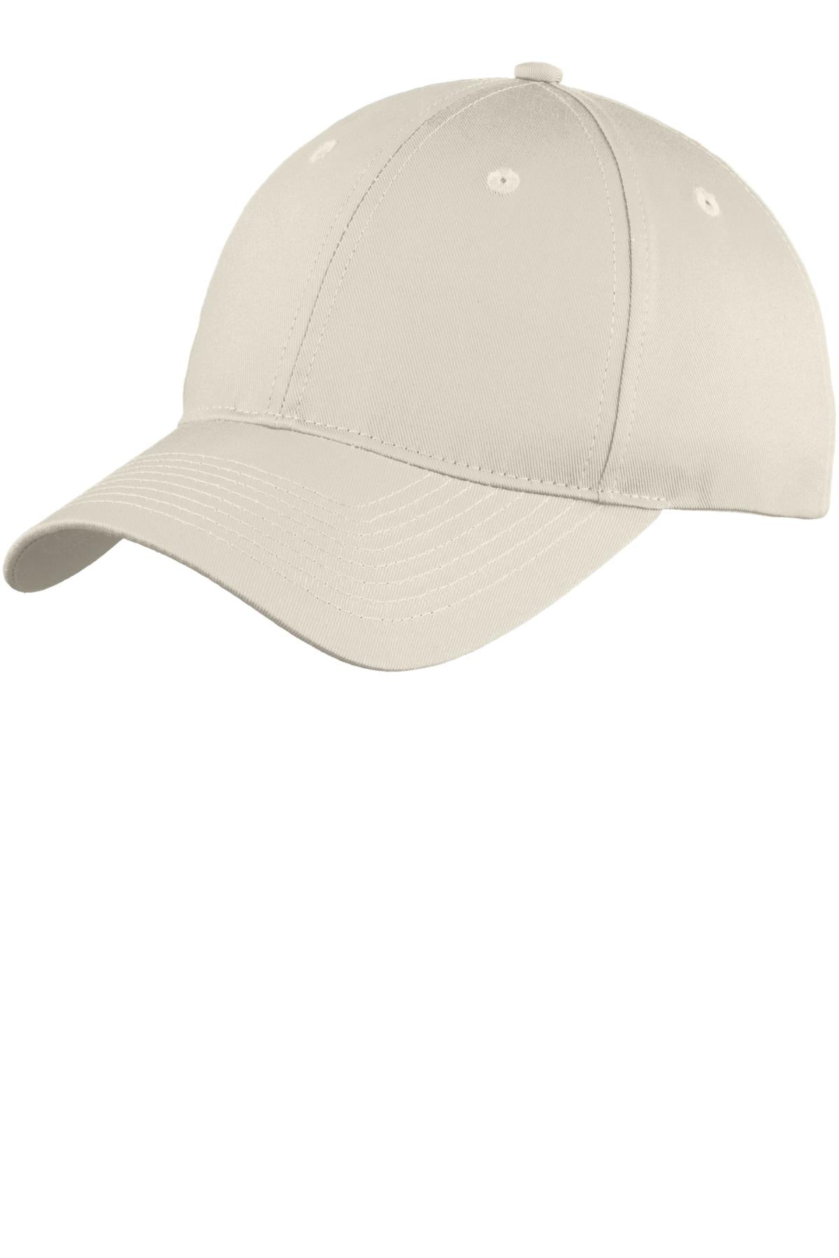 Port Authority Six-Panel Unstructured Twill Cap. C914 - Oyster