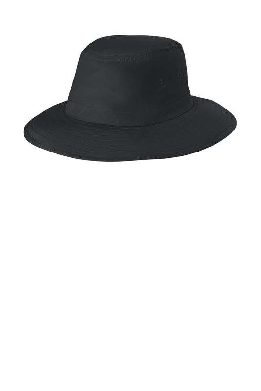 Port Authority Lifestyle Brim Hat. C921 - Black