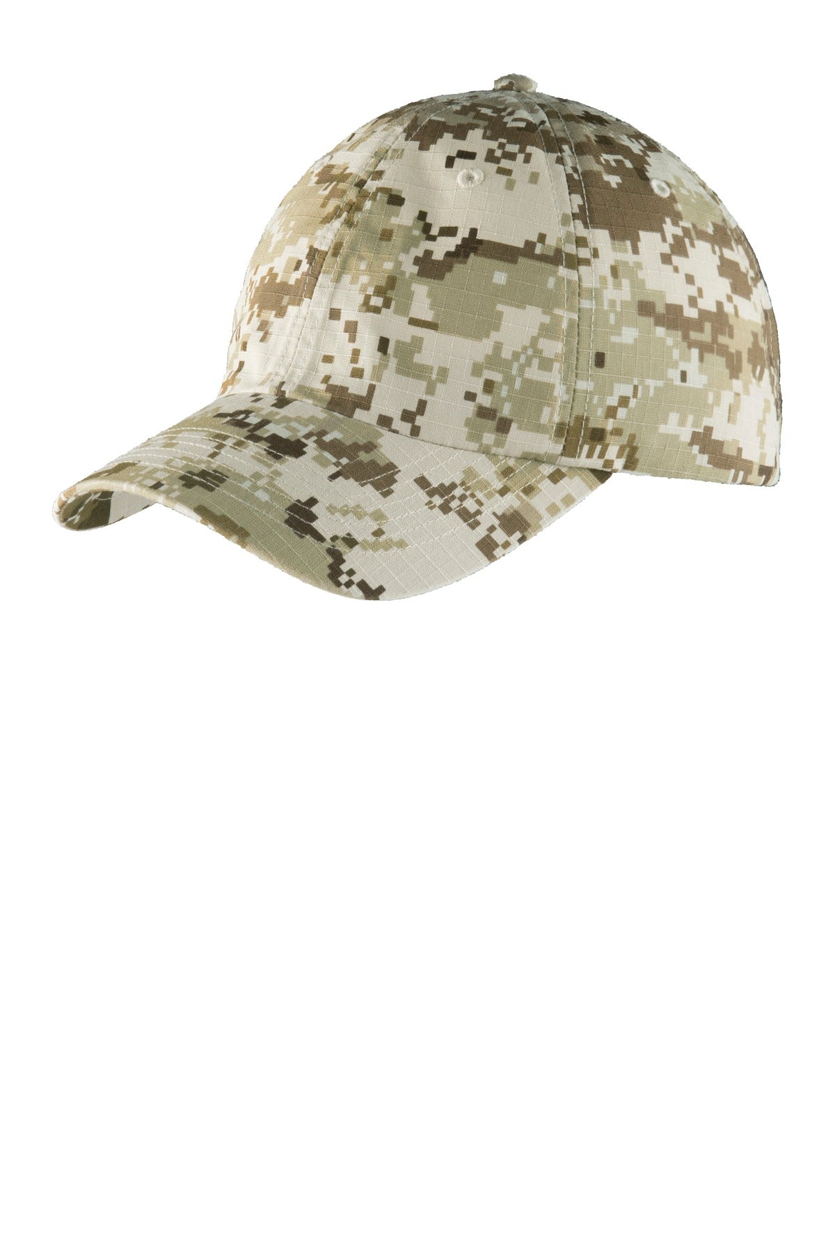 Port Authority Digital Ripstop Camouflage Cap. C925 - Sand Camo