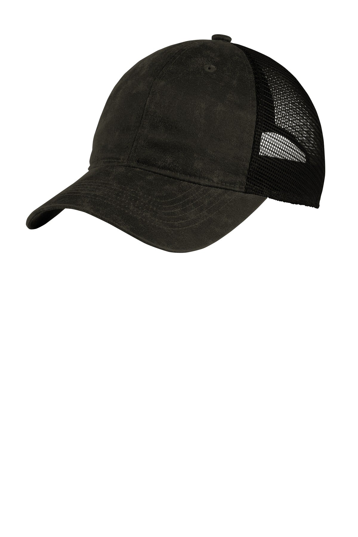 Port Authority  Pigment Print Mesh Back Cap. C927 - Black
