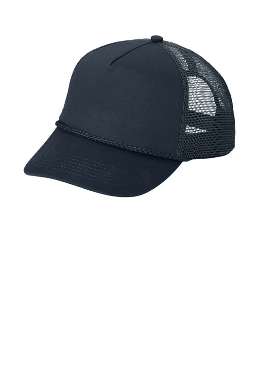 Port Authority 5-Panel Snapback Cap. C932 - Navy