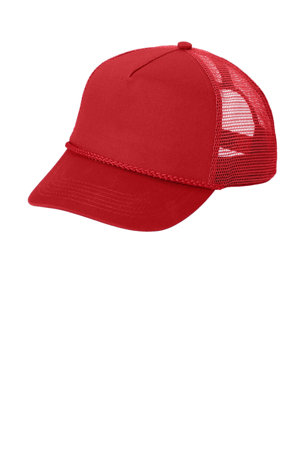 Port Authority 5-Panel Snapback Cap. C932 - Red