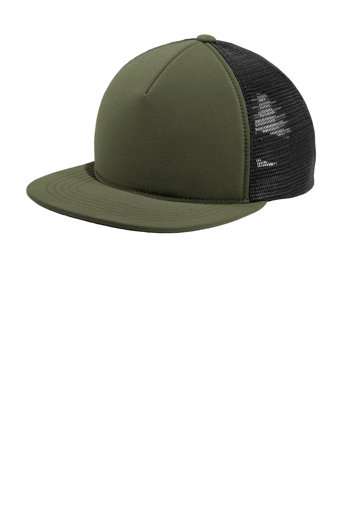 Port Authority  Flexfit 110  Foam Outdoor Cap. C937 - Army Green/ Black