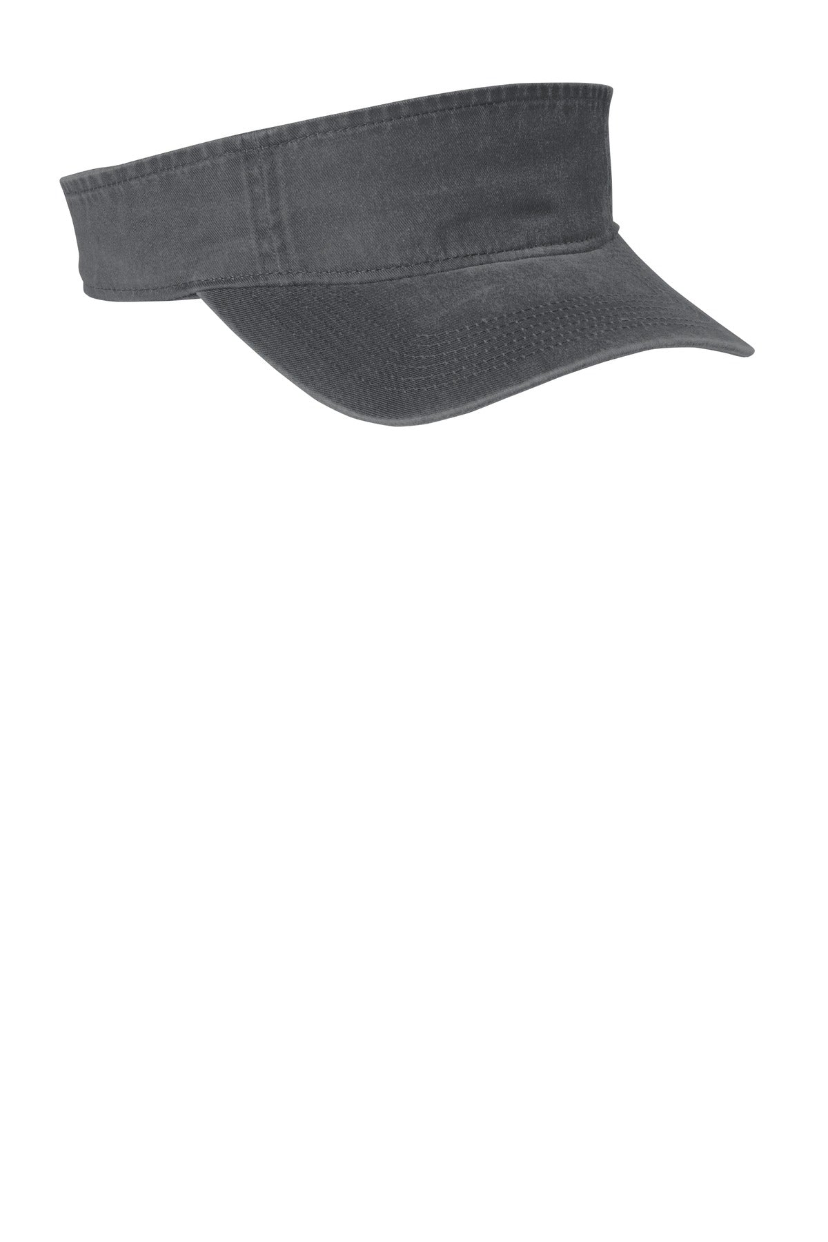 Port Authority  Beach Wash  Visor. C944 - Coal