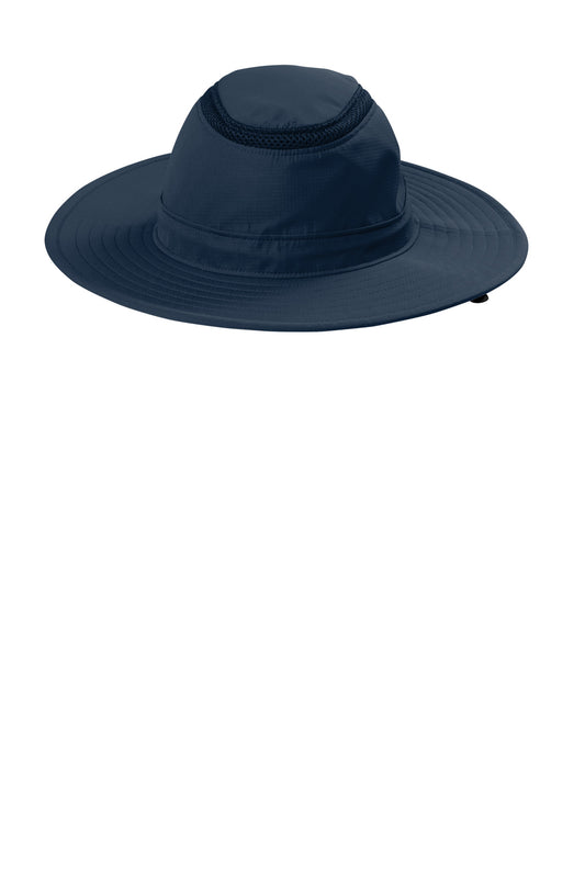 Port Authority Outdoor Ventilated Wide Brim Hat C947 - Dress Blue Navy