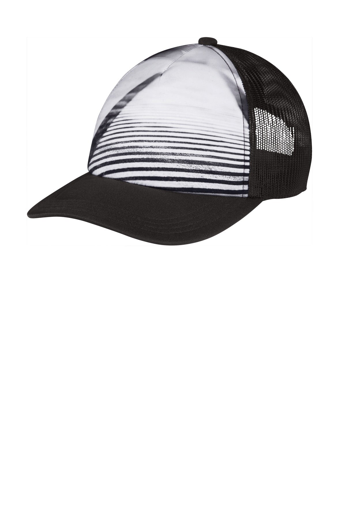Port Authority  Photo Real Snapback Trucker Cap C950 - City Street