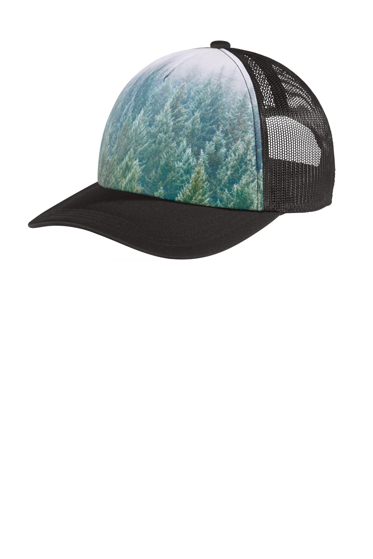 Port Authority  Photo Real Snapback Trucker Cap C950 - Forest