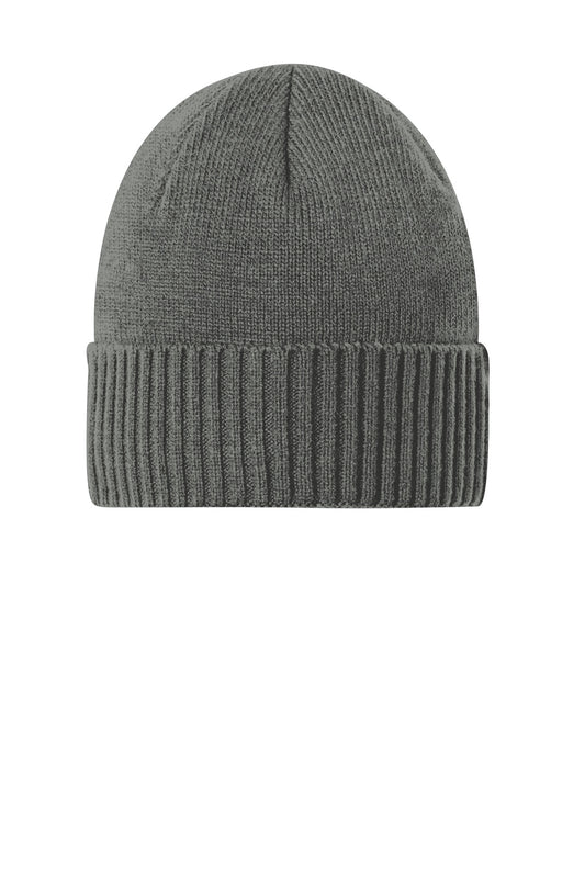 Port Authority Rib Knit Cuff Beanie C951 - Deep Smoke