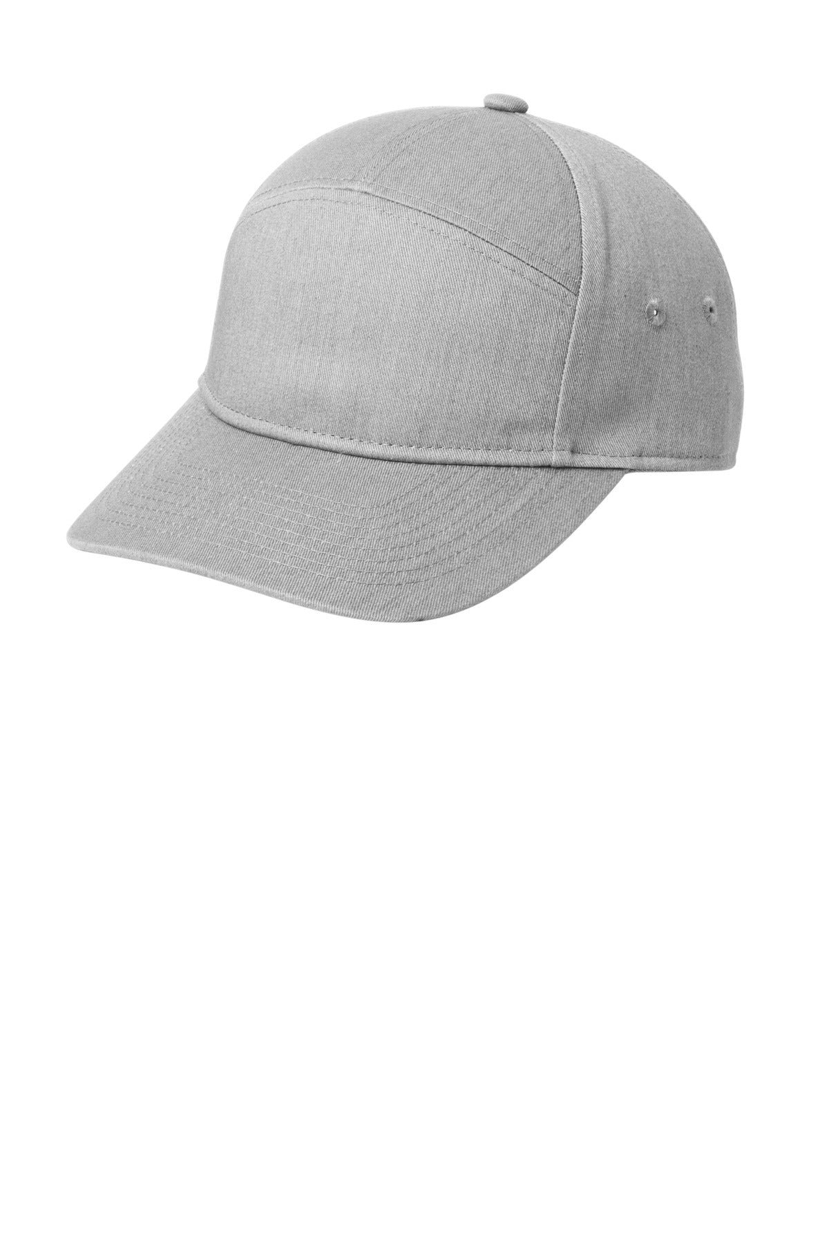 Port Authority 7-Panel Cap C964 - Heather Grey