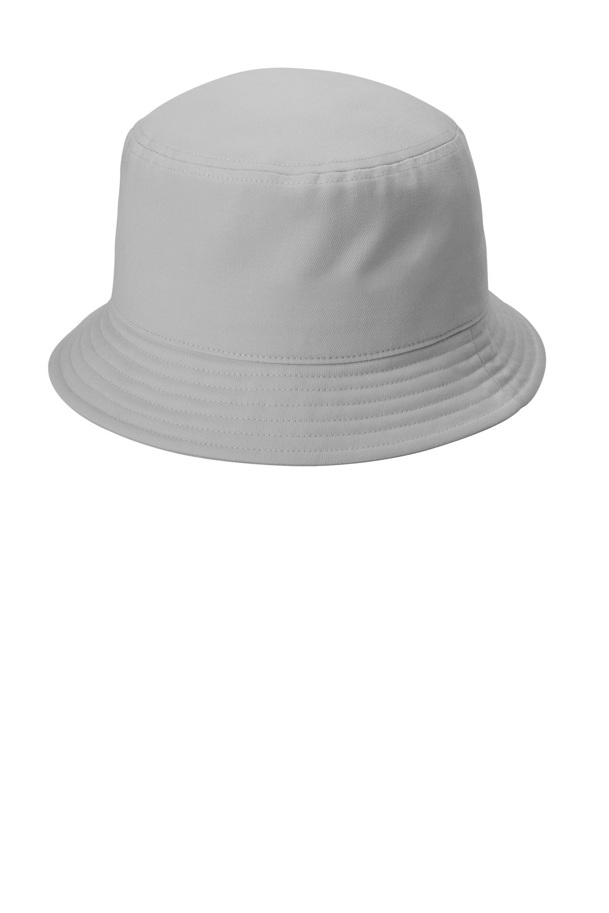 Port Authority Twill Short Brim Bucket Hat C976 - Gusty Grey