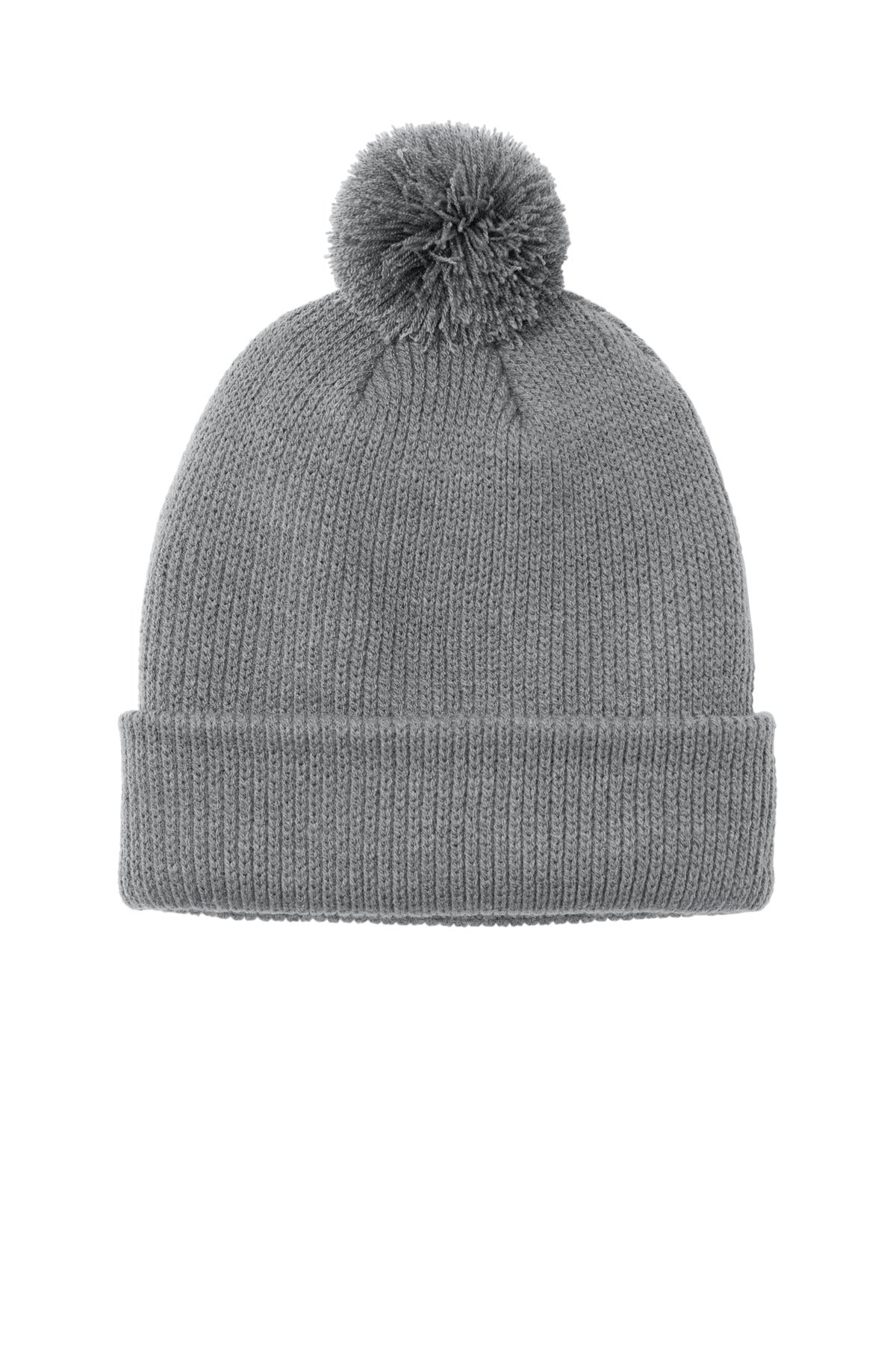 Port Authority Cozy Pom Beanie C978 - Gusty Grey