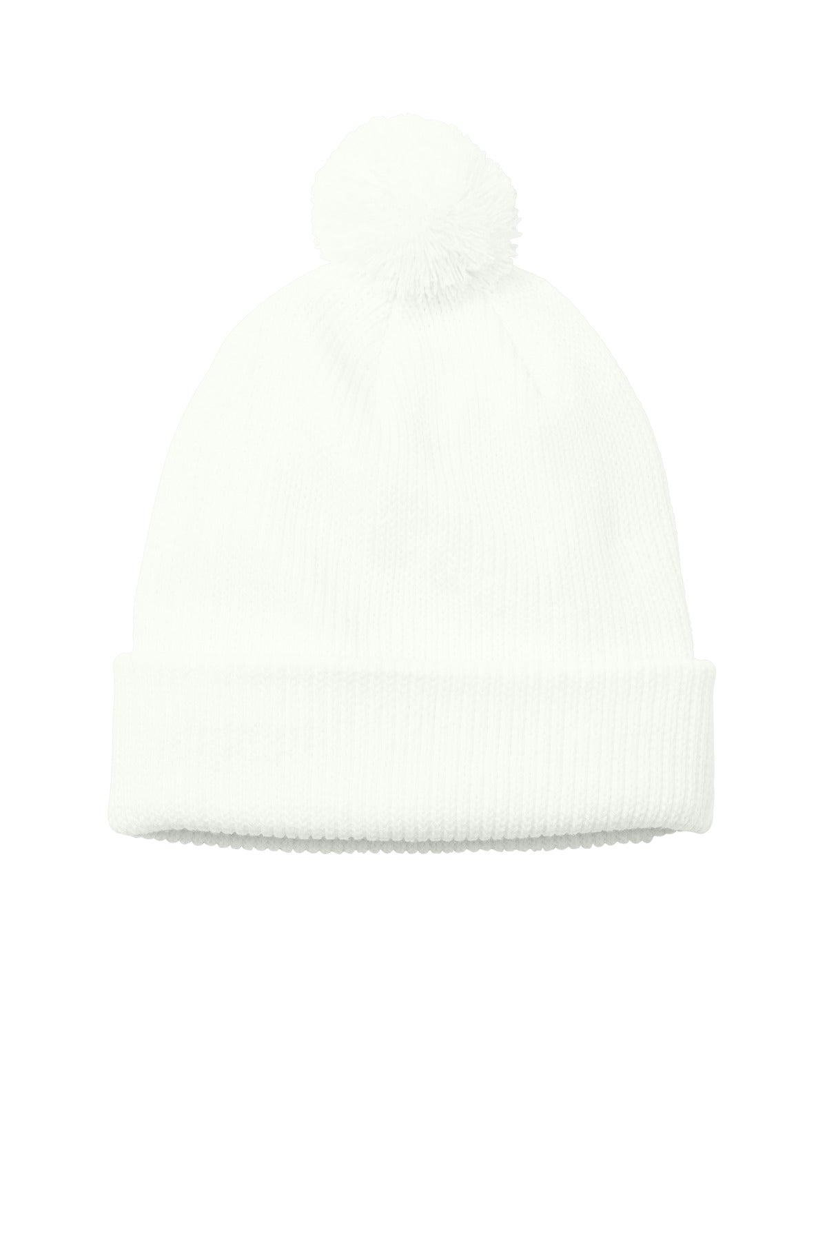 Port Authority Cozy Pom Beanie C978 - Marshmallow