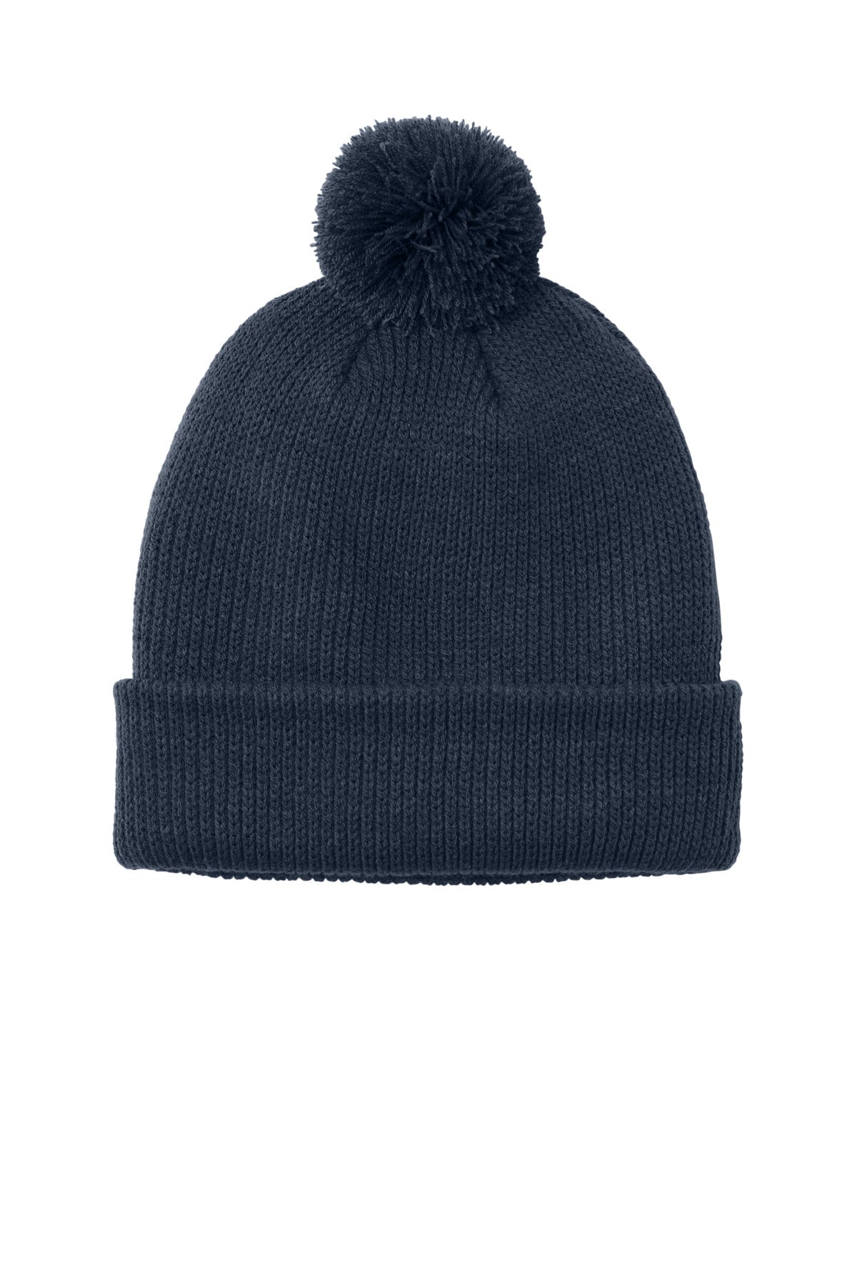 Port Authority Cozy Pom Beanie C978 - River Blue Navy