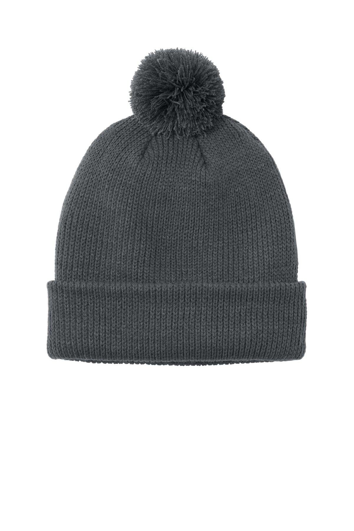 Port Authority Cozy Pom Beanie C978 - Storm Grey