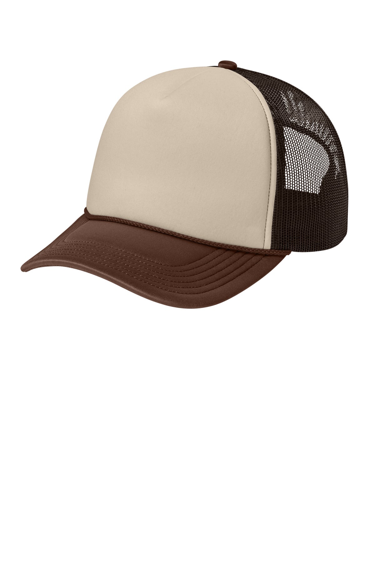 Port Authority Foam Truck'N Cap C993 - Stone/ Coffee Bean/ Coffee Bean