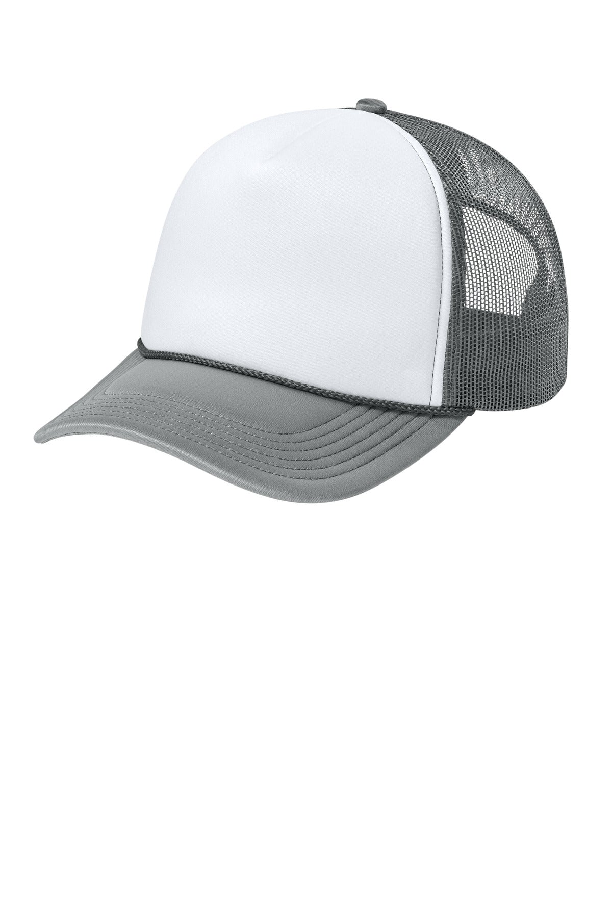 Port Authority Foam Truck'N Cap C993 - White/ Deep Smoke/ Deep Smoke